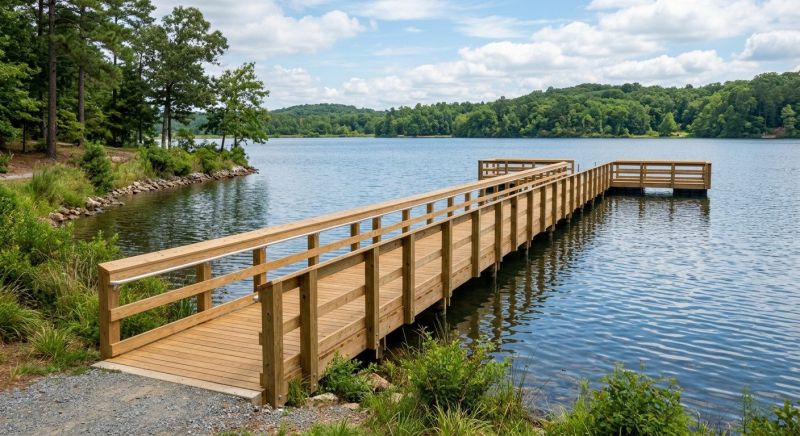 Pond Dock Installation in Olathe, KS