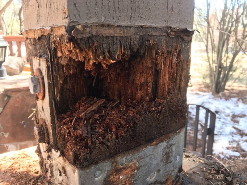 Porch Post Repair