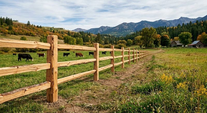 Rail Fence Construction in Sacramento, CA